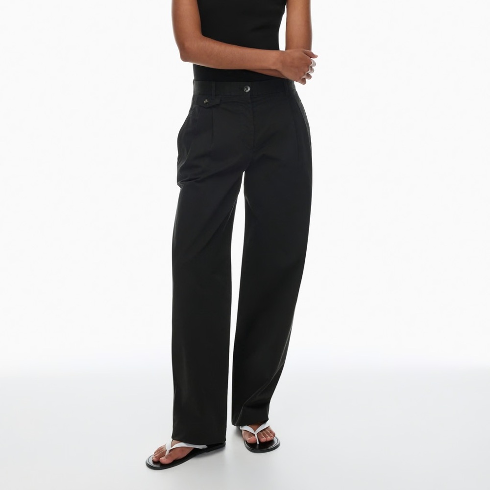 Aritzia Wilfred Black Barrel Pants